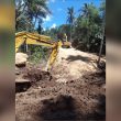 Medan Terjal dan Cuaca Ekstrem Hambat Pekerjaan Jalan Tani Morotai