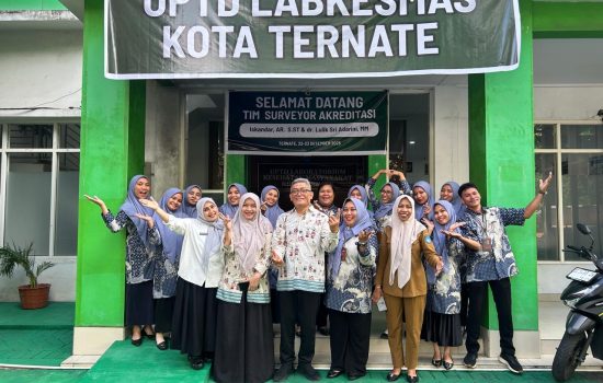 Labkesmas Ternate Resmi Terakreditasi Paripurna, Perkuat Layanan Kesehatan Daerah