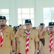 Pengukuhan Mabiran Pramuka, Bupati Bassam Dorong Camat Aktif Bina Generasi Muda
