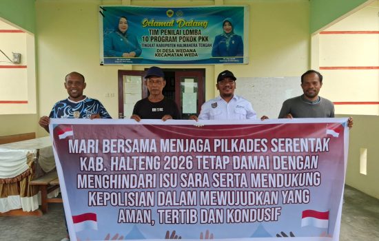 APDESI Halmahera Tengah Ajak Warga Jaga Kamtibmas Jelang Pilkades 2026