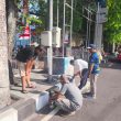 DPMPTSP Ternate Siap Sukseskan Rakernas JKPI, Pembatas Jalan Dicat