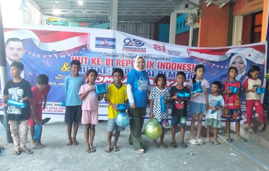 Semarakkan HUT RI dan Demokrat ke-25, DPC Ternate Gelar Lomba Rakyat