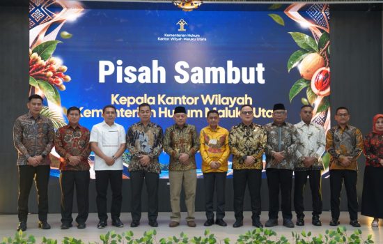 Kakanwil Hukum Berganti, Wagub Sarbin Ingatkan Tantangan Penegakan Hukum